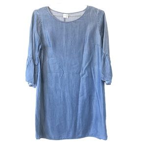 Paper Crane Chambray shift dress size L